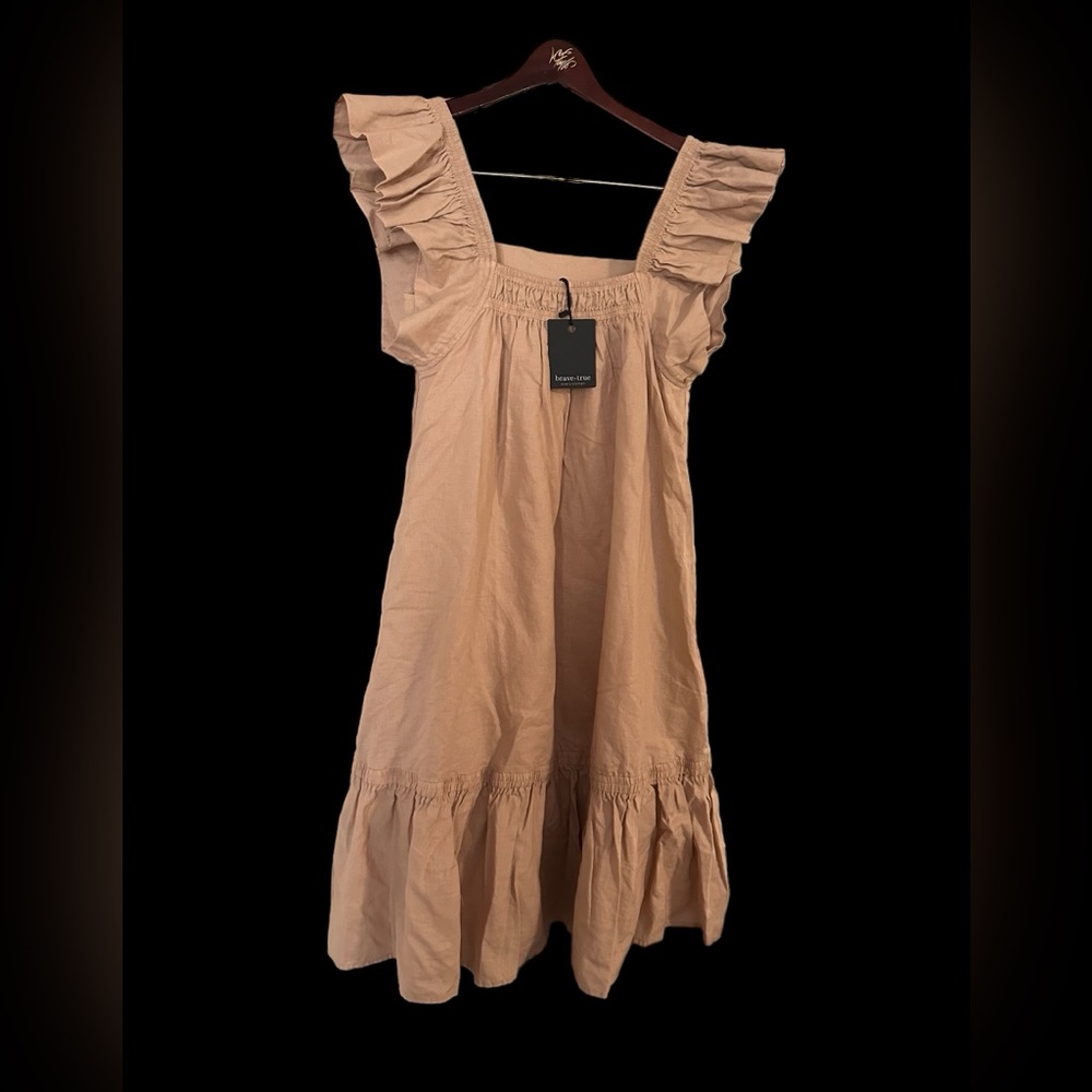 Australian Brand NWT Brave + True Happy Go Lucky Dress in Bisque- Size Small